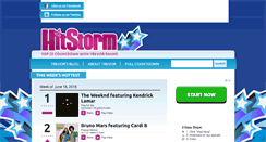 Desktop Screenshot of hitstormcountdown.com